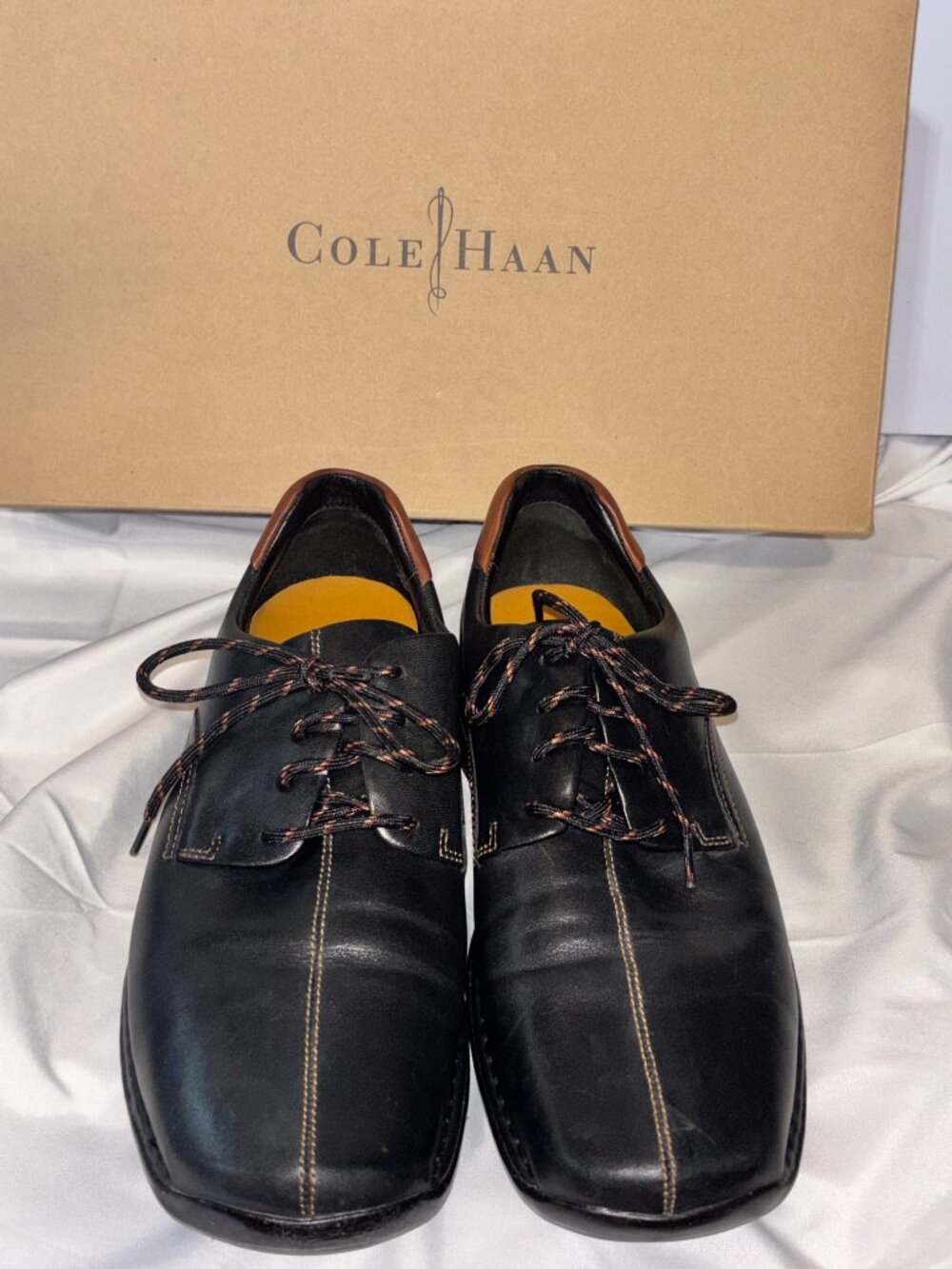 Cole Haan Men's GrandSeries Black Leather Oxford Shoes - Size 9.5